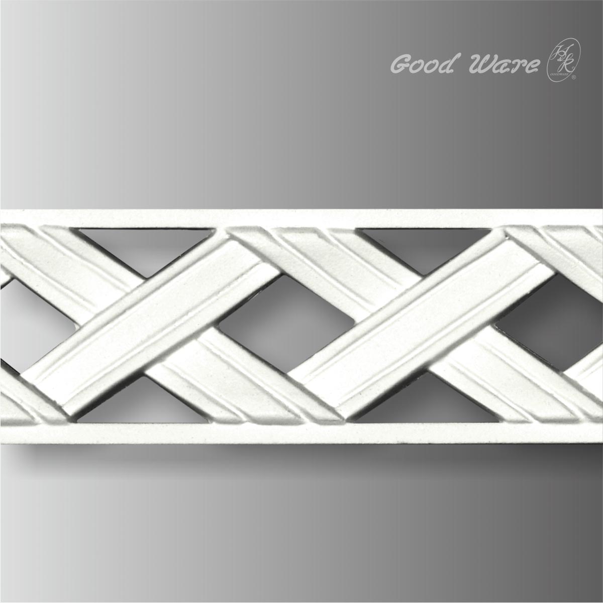 Polyurethane pierced molding trim for walls