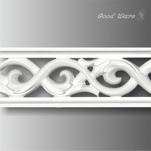 Polyurethane scroll pierced frieze mouldings and trim