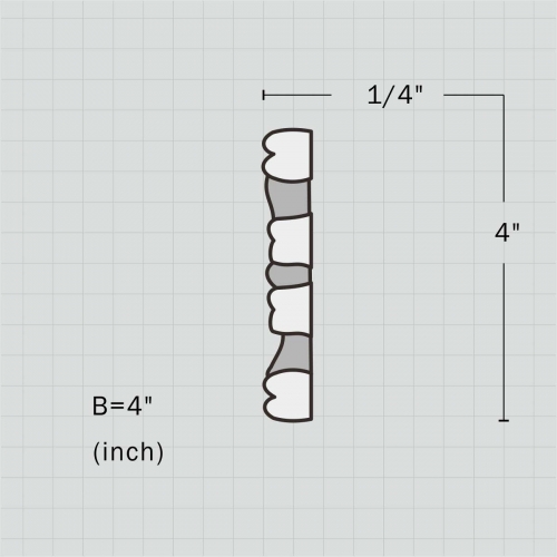 Pierced decorative house trim molding for sale