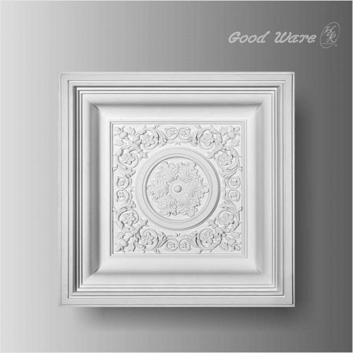 Polyurethane acanthus victorain ceiling tiles