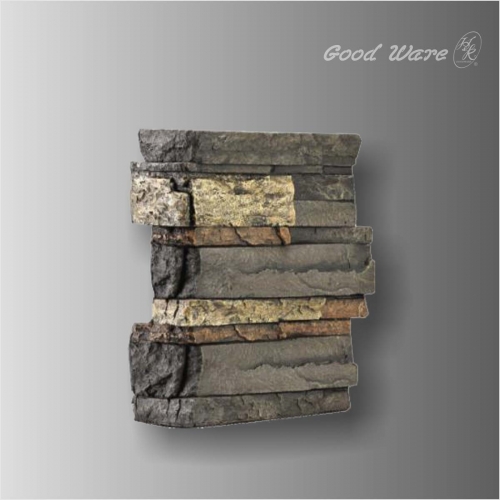 Polyurethane faux stone panels for exterior