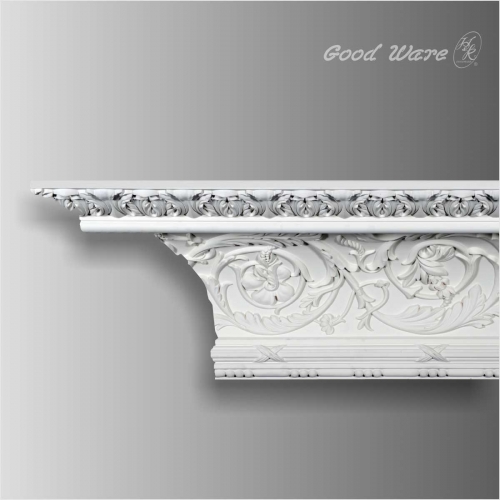 Polyurethane Baroque large cove moulding for sale