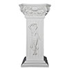 Polyurethane pedestal